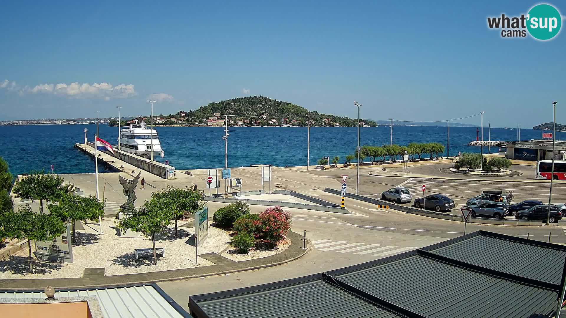 Web kamera Ugljan – Preko trajekt za Zadar