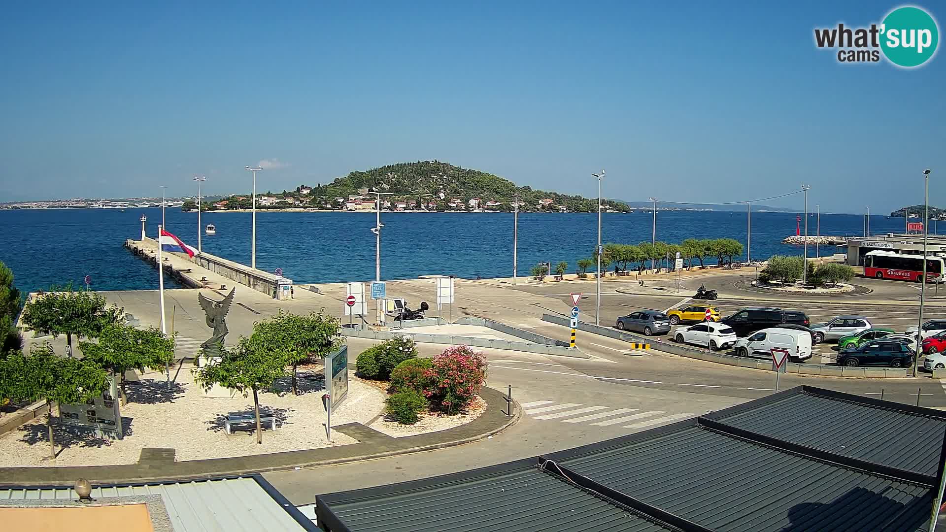 Spletna kamera Ugljan – trajekt Preko – Zadar