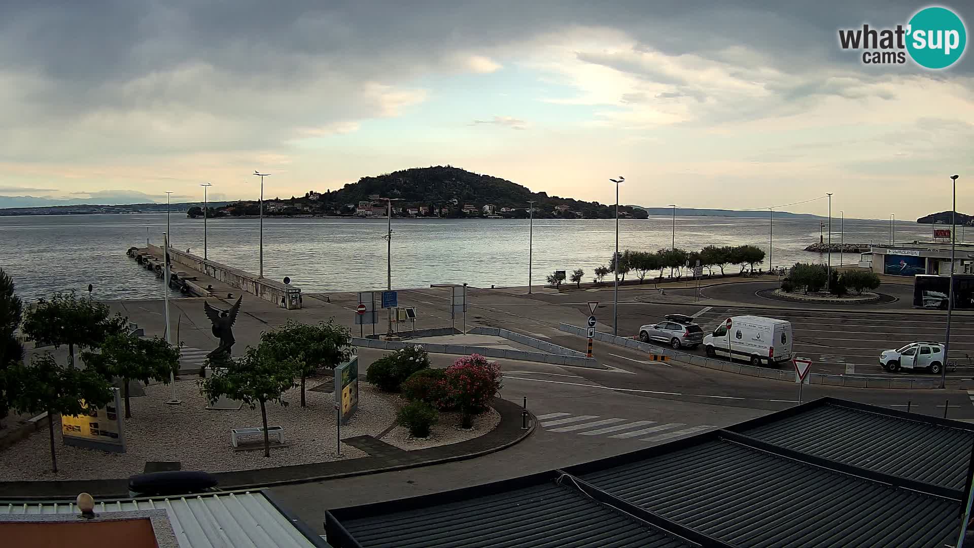 Webcam Ugliano – terminal traghetto da Preko a Zara
