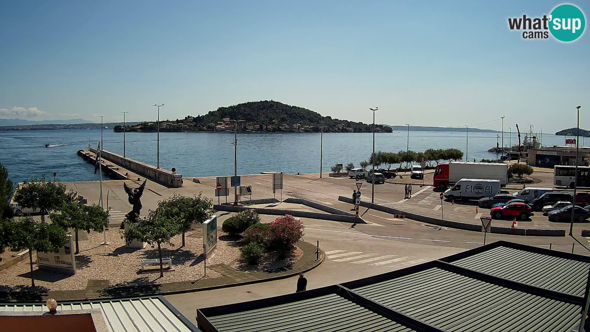 Spletna kamera Ugljan – trajekt Preko – Zadar