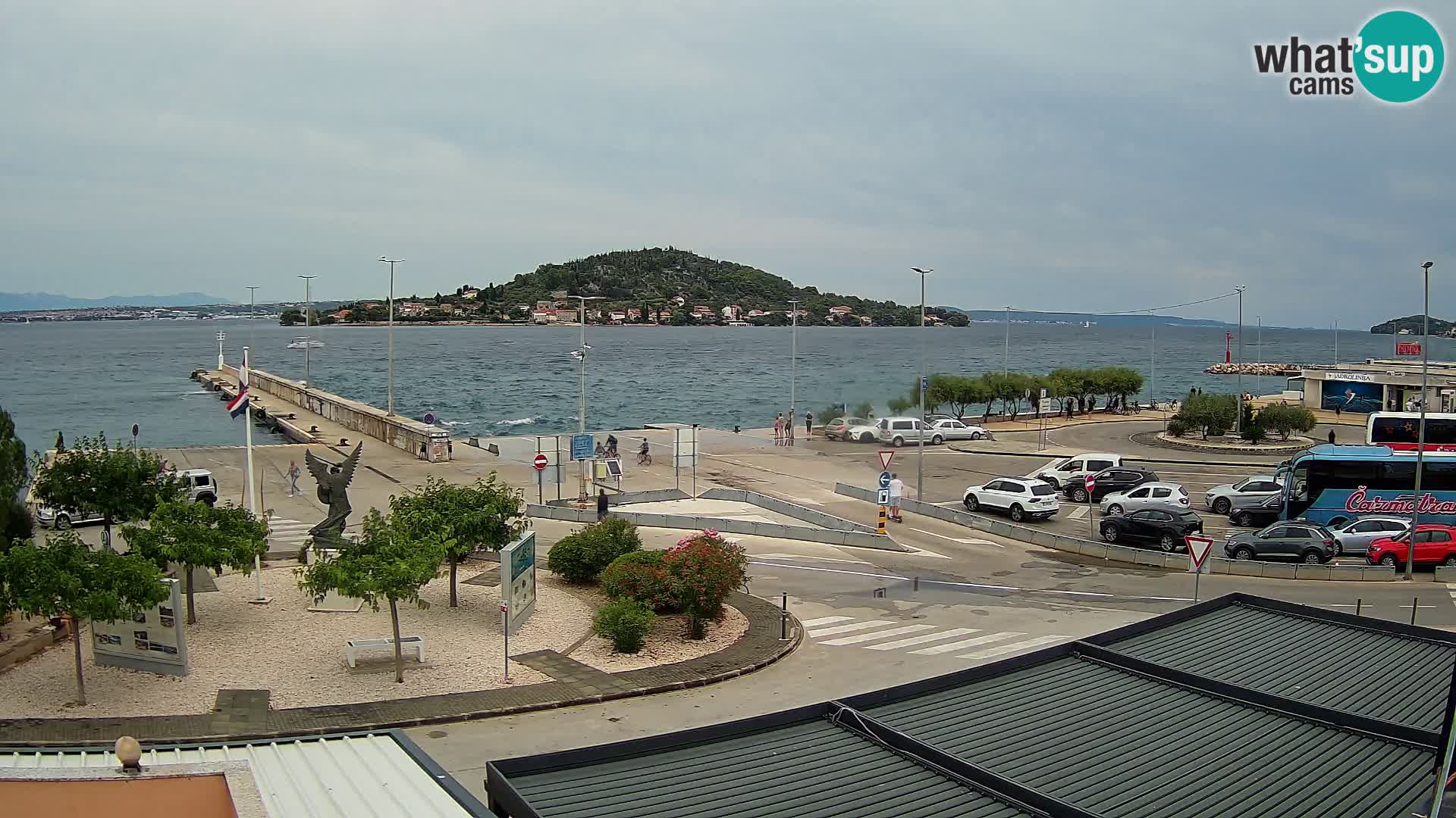 Webcam Ugliano – terminal traghetto da Preko a Zara