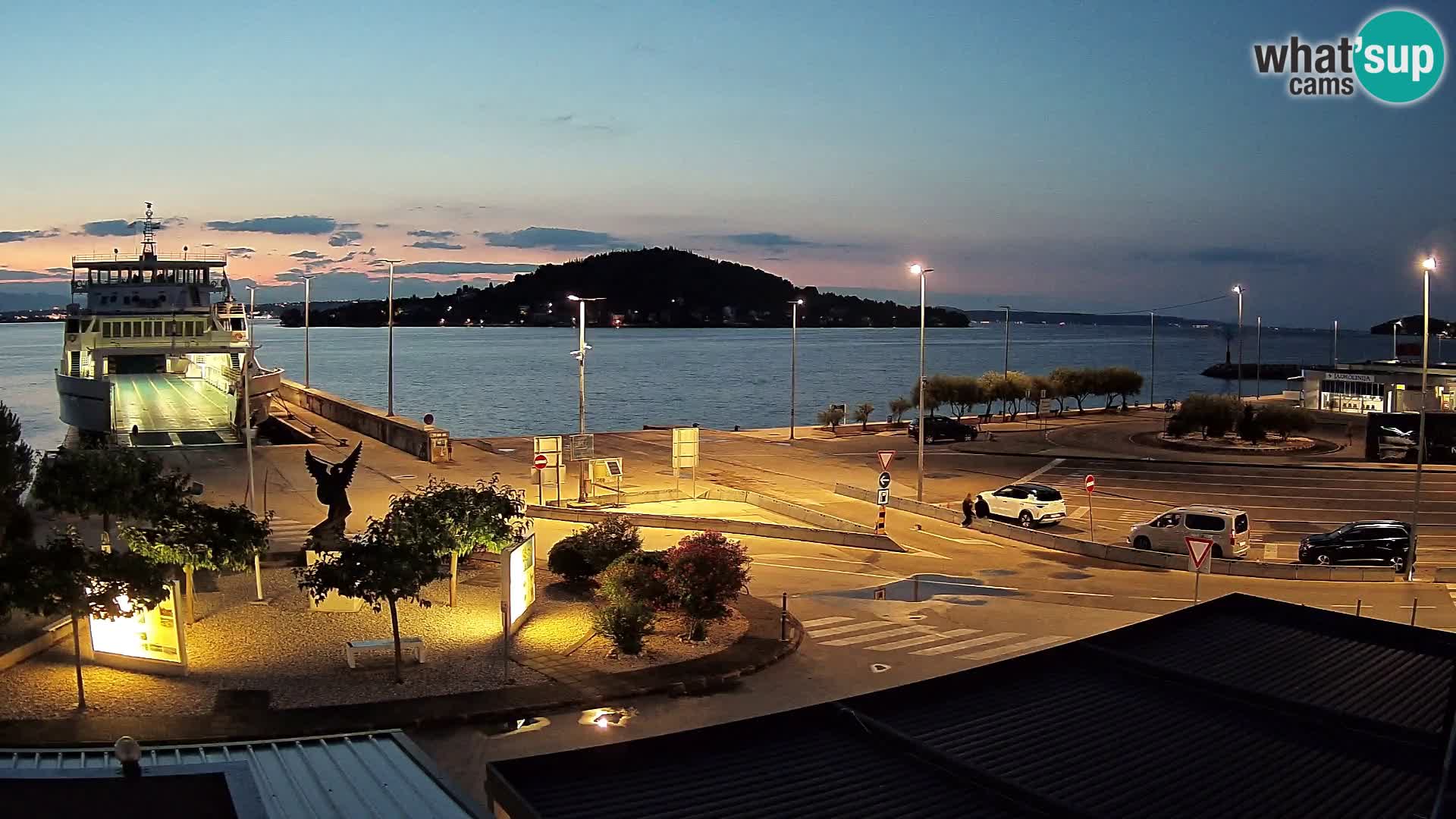 Webcam Ugliano – terminal traghetto da Preko a Zara