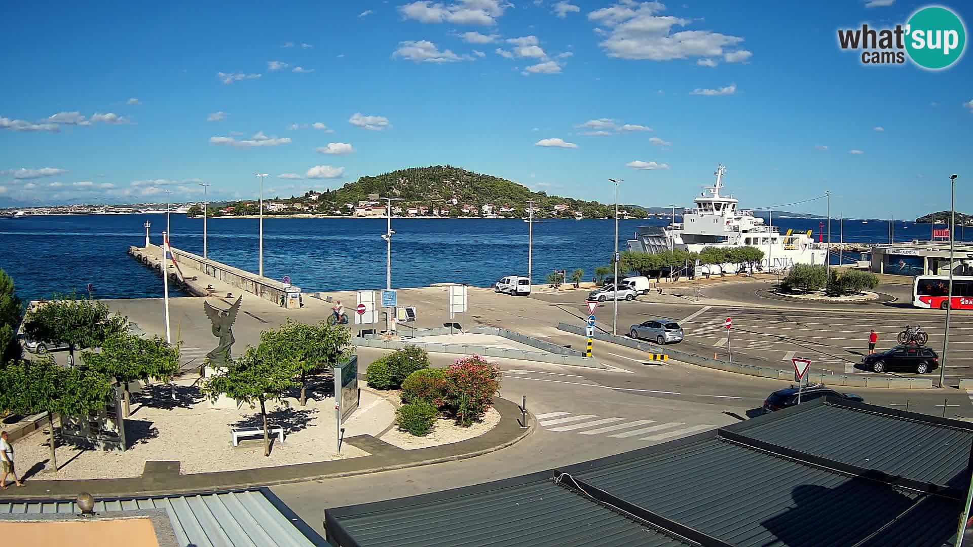 Webcam Ugljan – Preko Ferry to Zadar