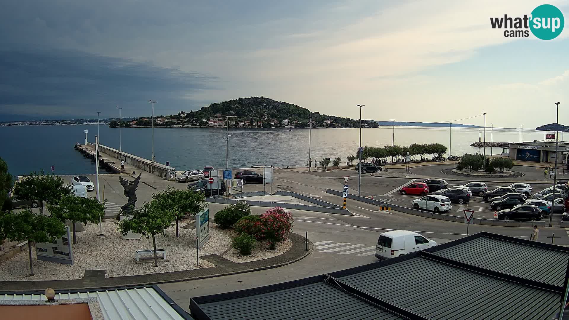 Webcam Ugliano – terminal traghetto da Preko a Zara