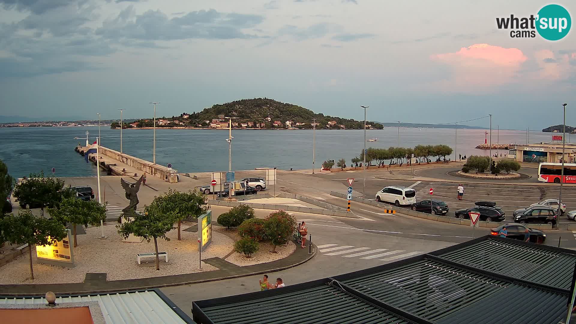 Webcam Ugliano – terminal traghetto da Preko a Zara