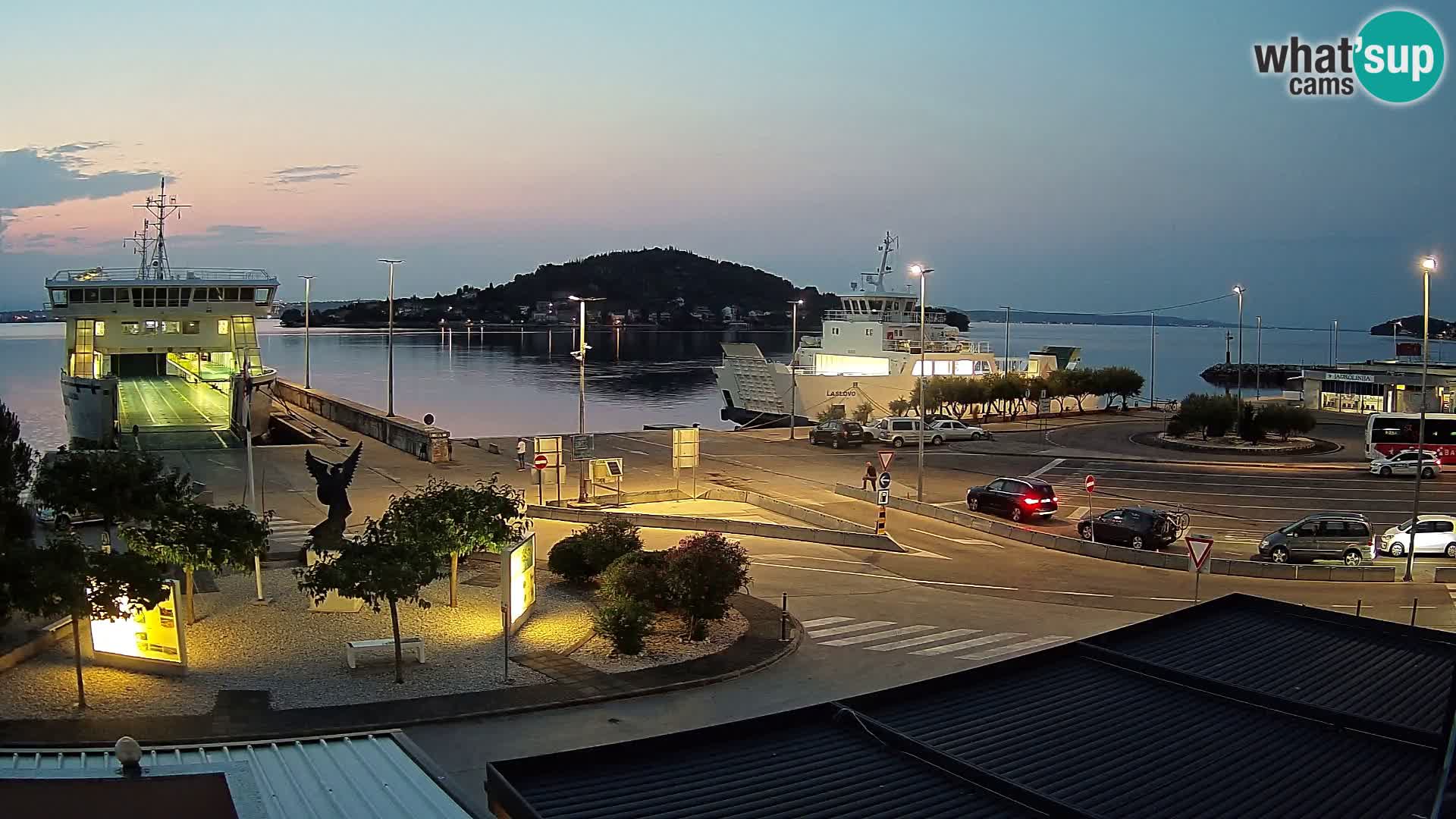 Spletna kamera Ugljan – trajekt Preko – Zadar