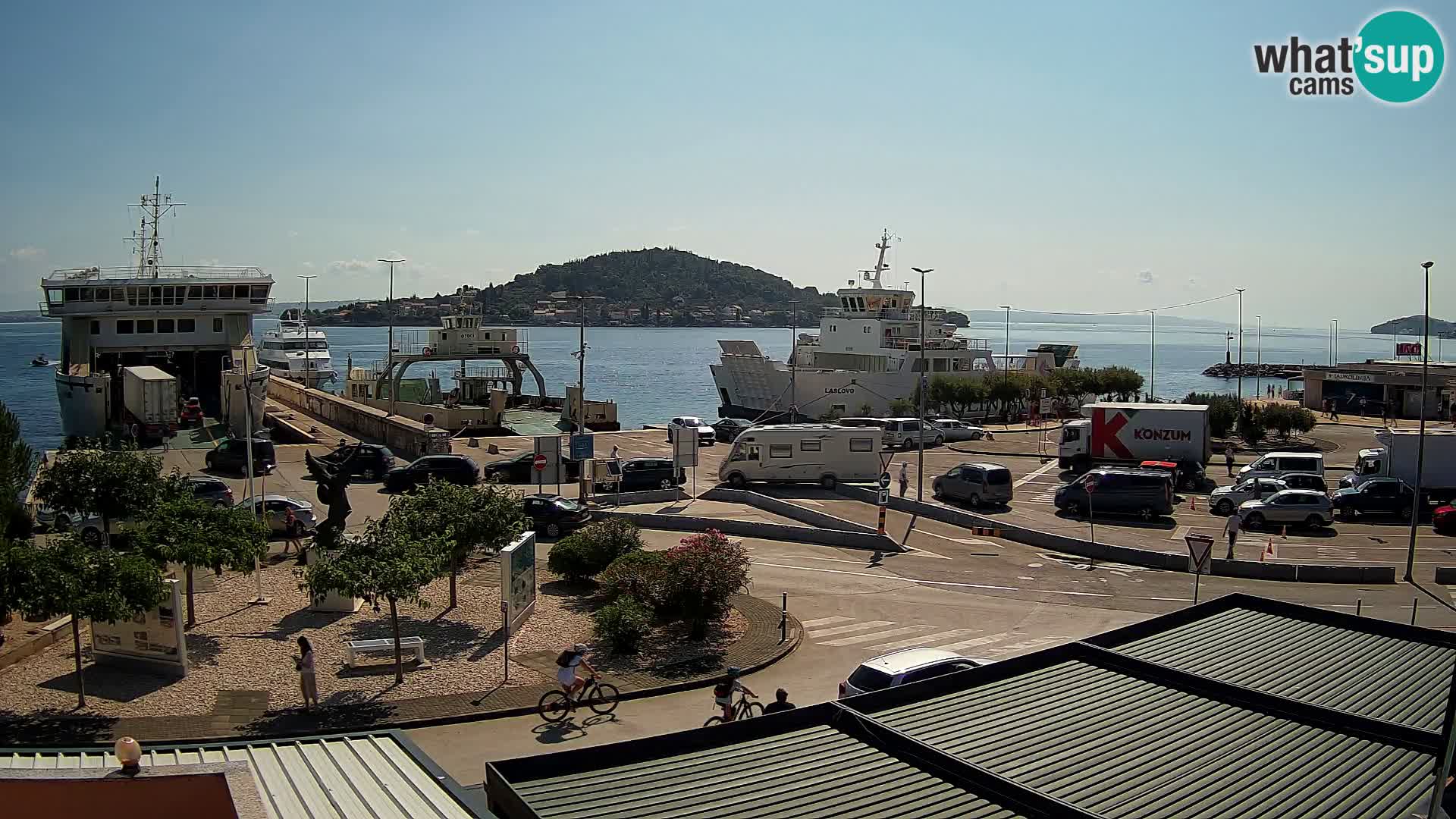 Webcam Ugljan – Preko Ferry to Zadar