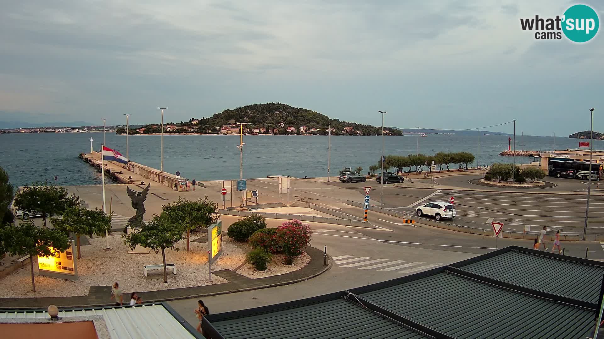 Spletna kamera Ugljan – trajekt Preko – Zadar