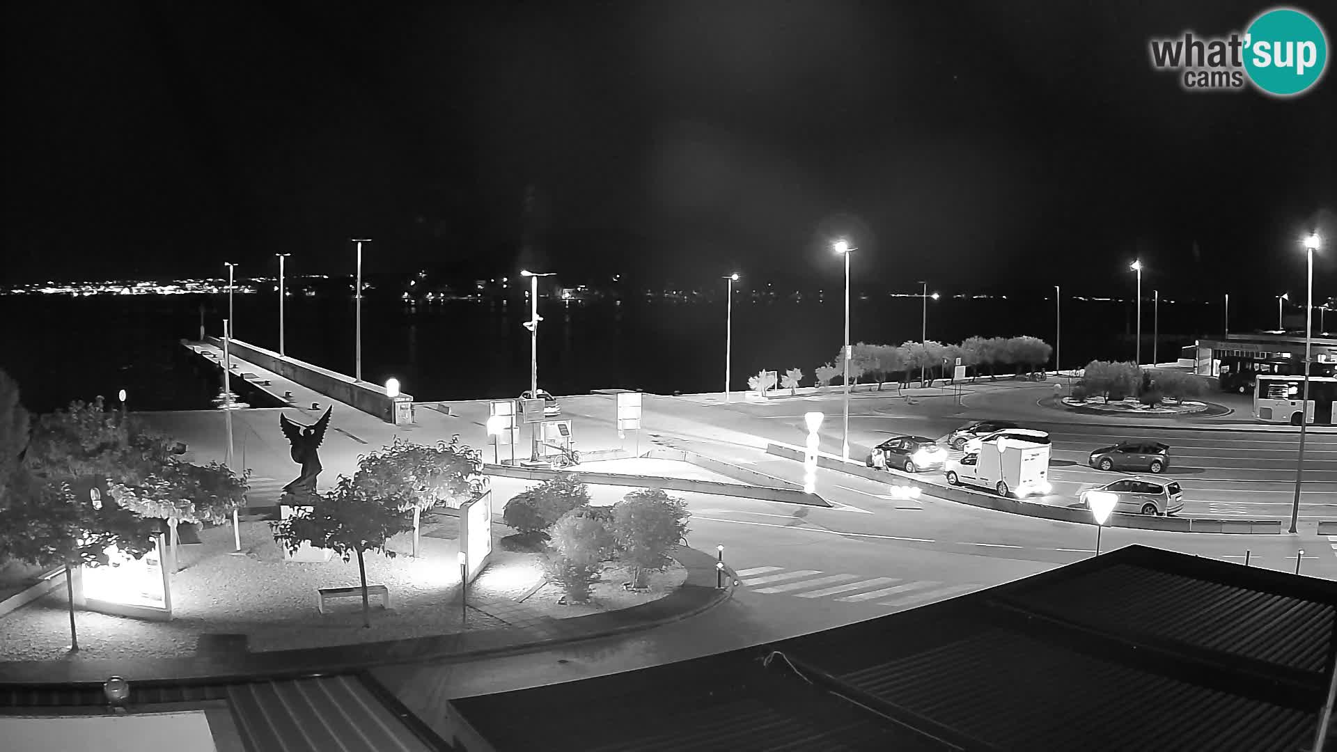 Webcam Ugliano – terminal traghetto da Preko a Zara