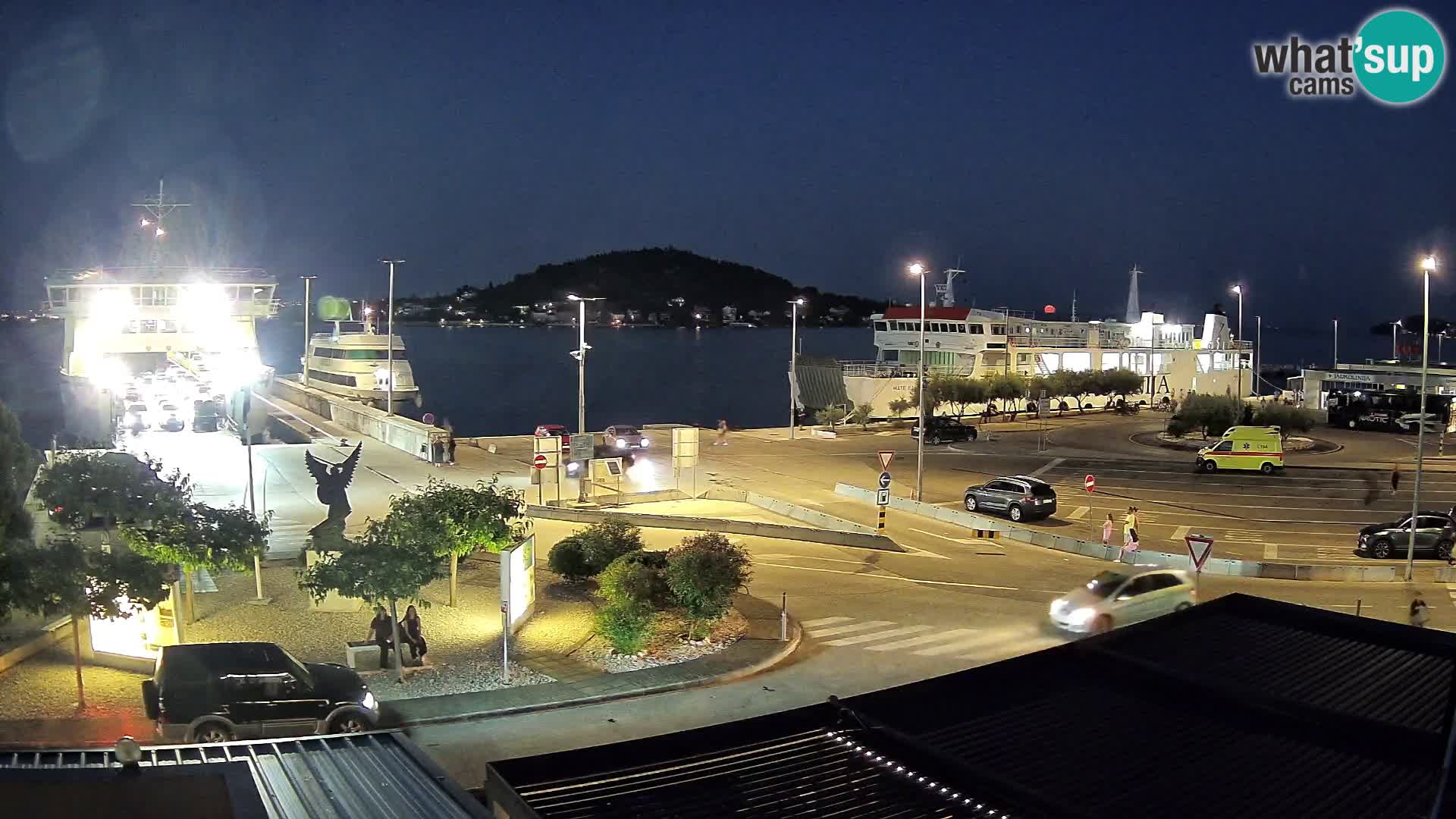 Webcam Ugliano – terminal traghetto da Preko a Zara