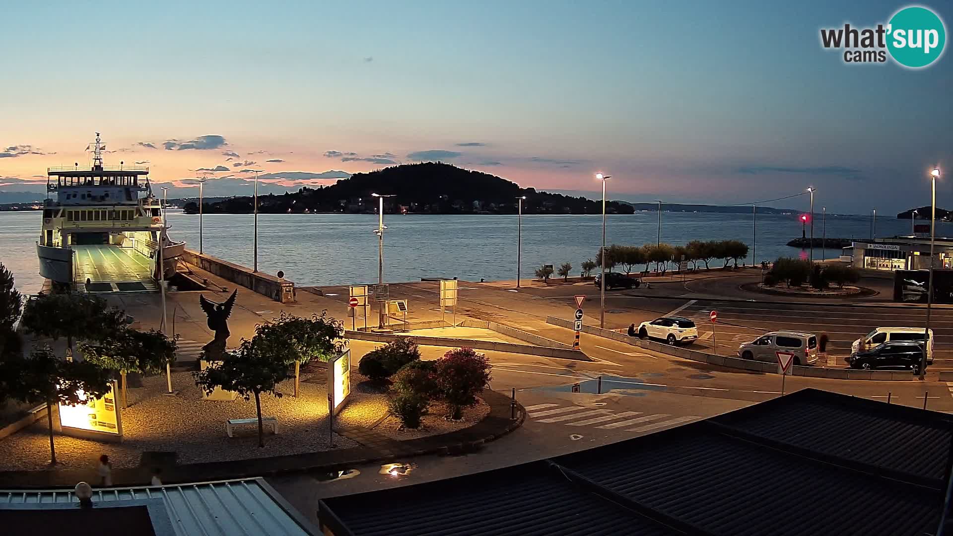 Spletna kamera Ugljan – trajekt Preko – Zadar