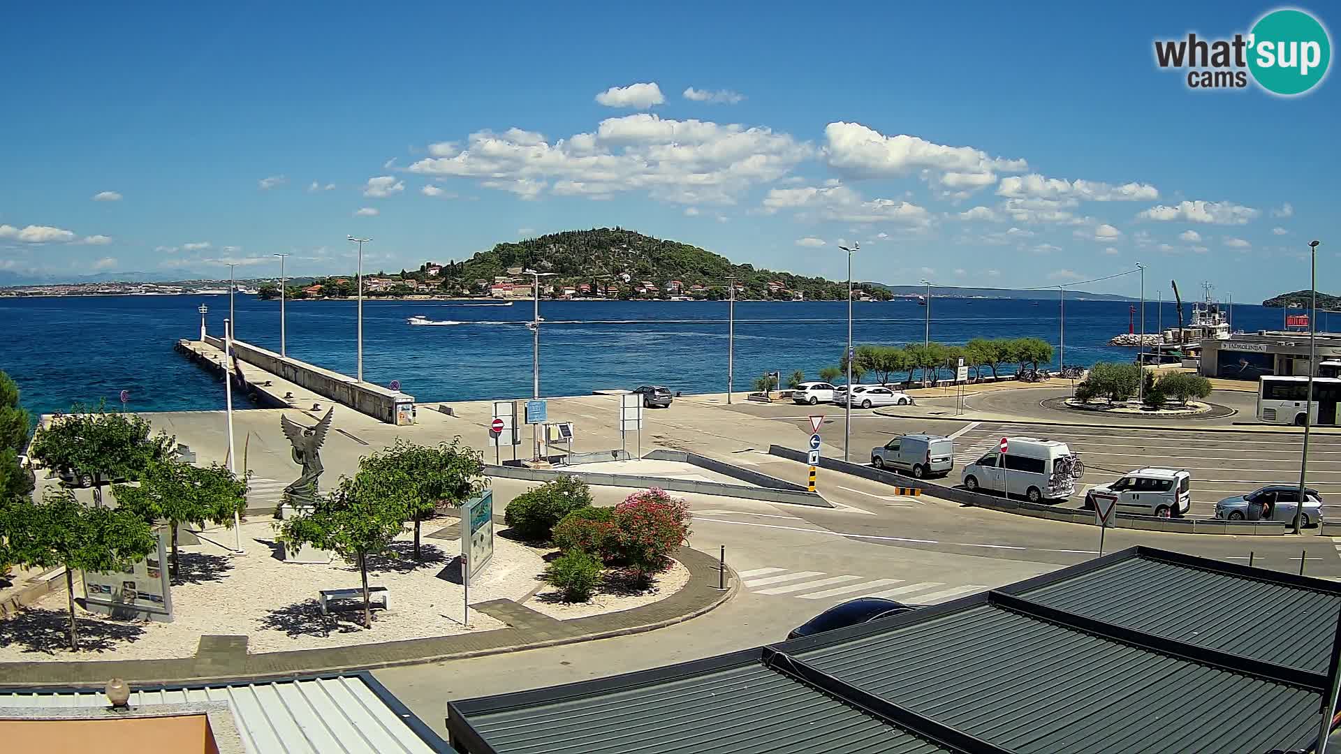 Web kamera Ugljan – Preko trajekt za Zadar