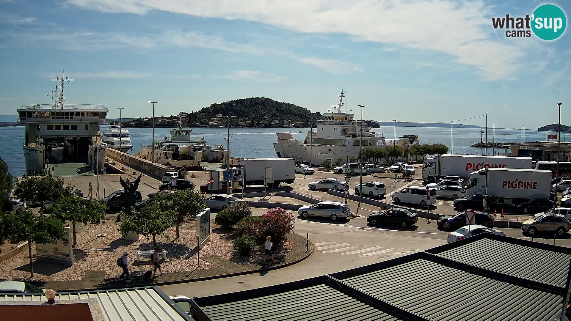 Webcam Ugliano – terminal traghetto da Preko a Zara