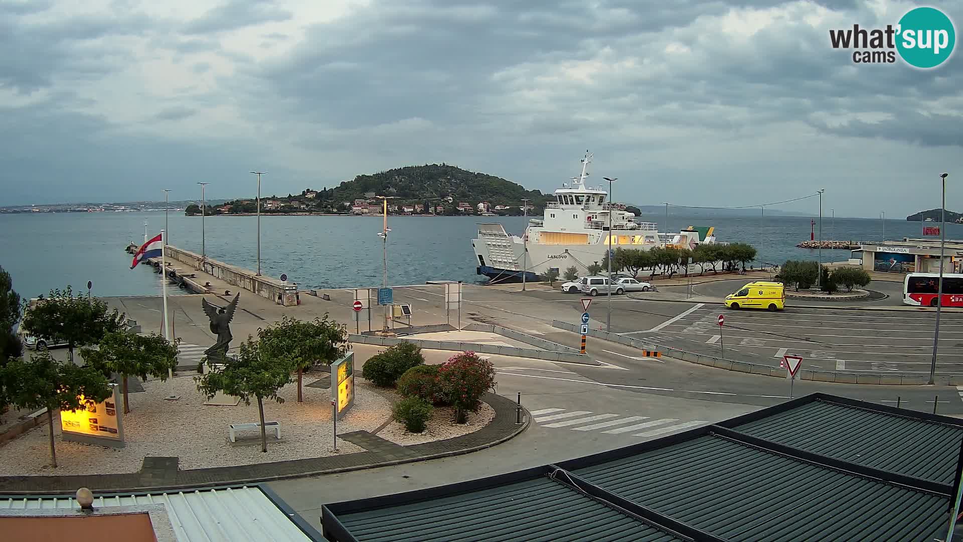 Cámara web UGLJAN – Transportar de Preko a Zadar
