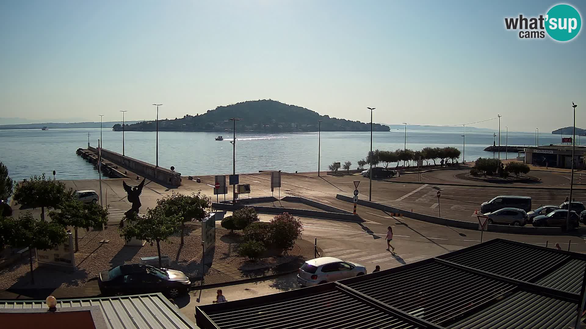 Spletna kamera Ugljan – trajekt Preko – Zadar