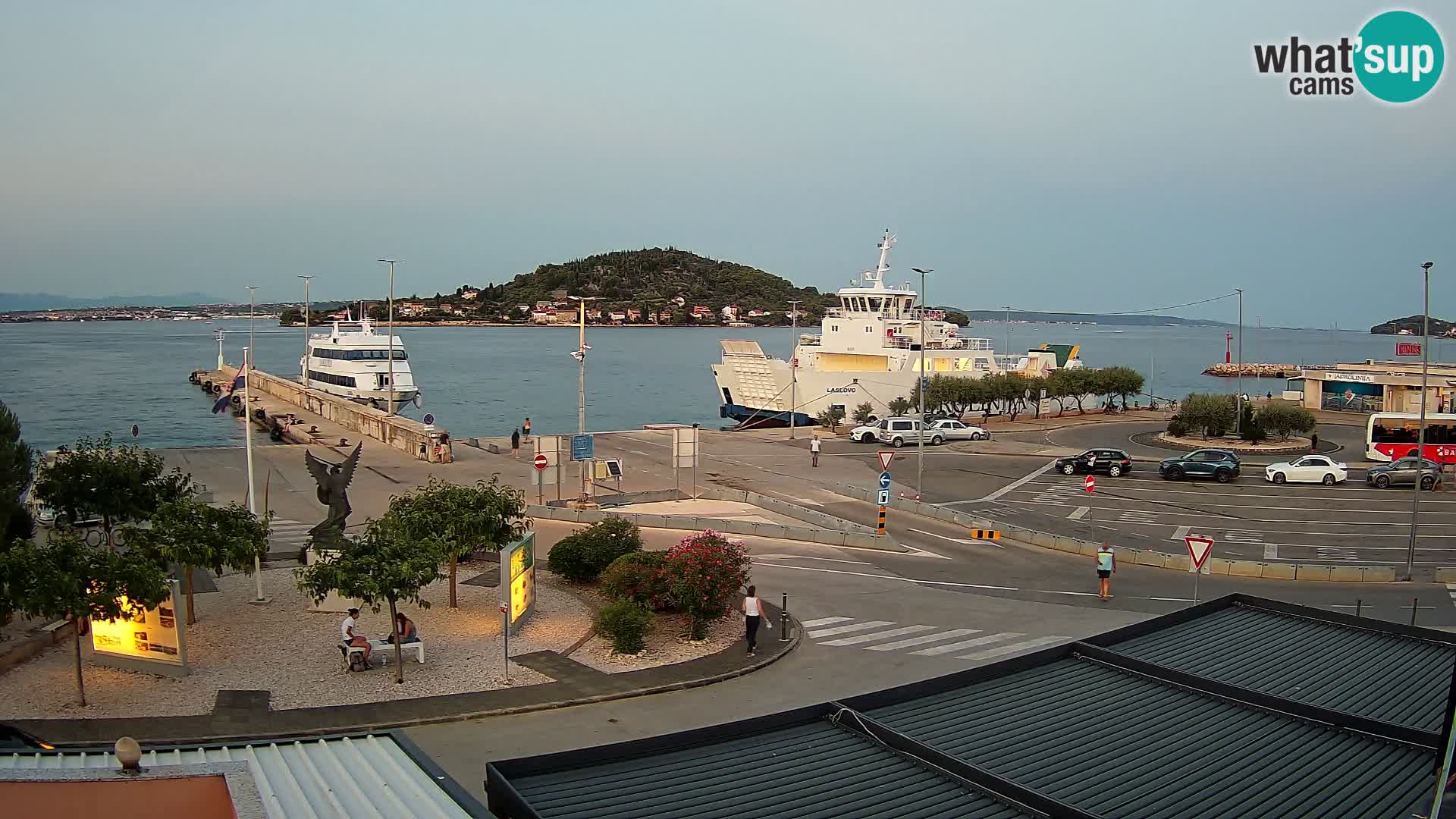 Webcam Ugljan – Preko Ferry to Zadar