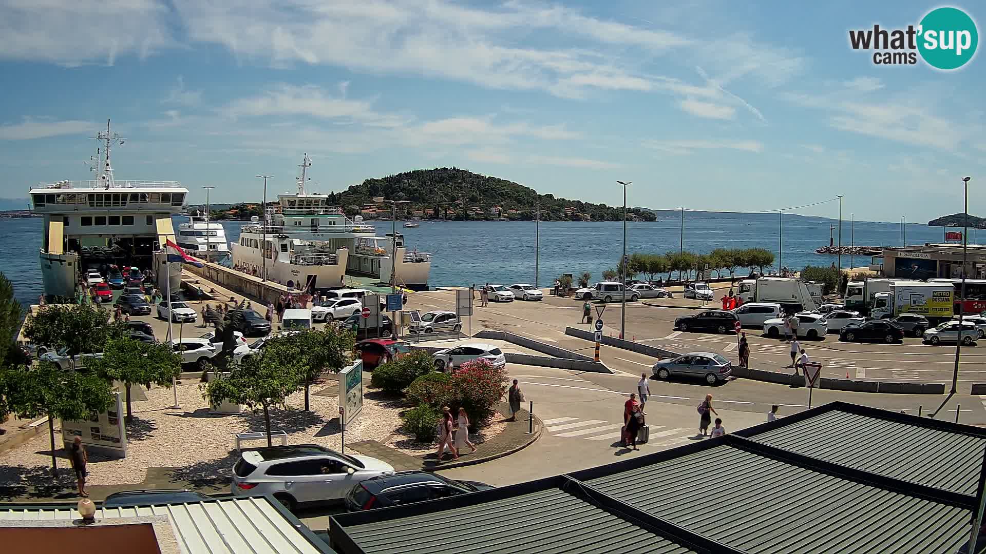 UGLJAN Webcam – Preko-Fähre nach Zadar