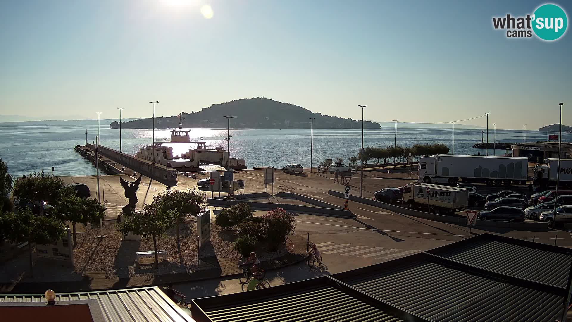 Webcam Ugliano – terminal traghetto da Preko a Zara