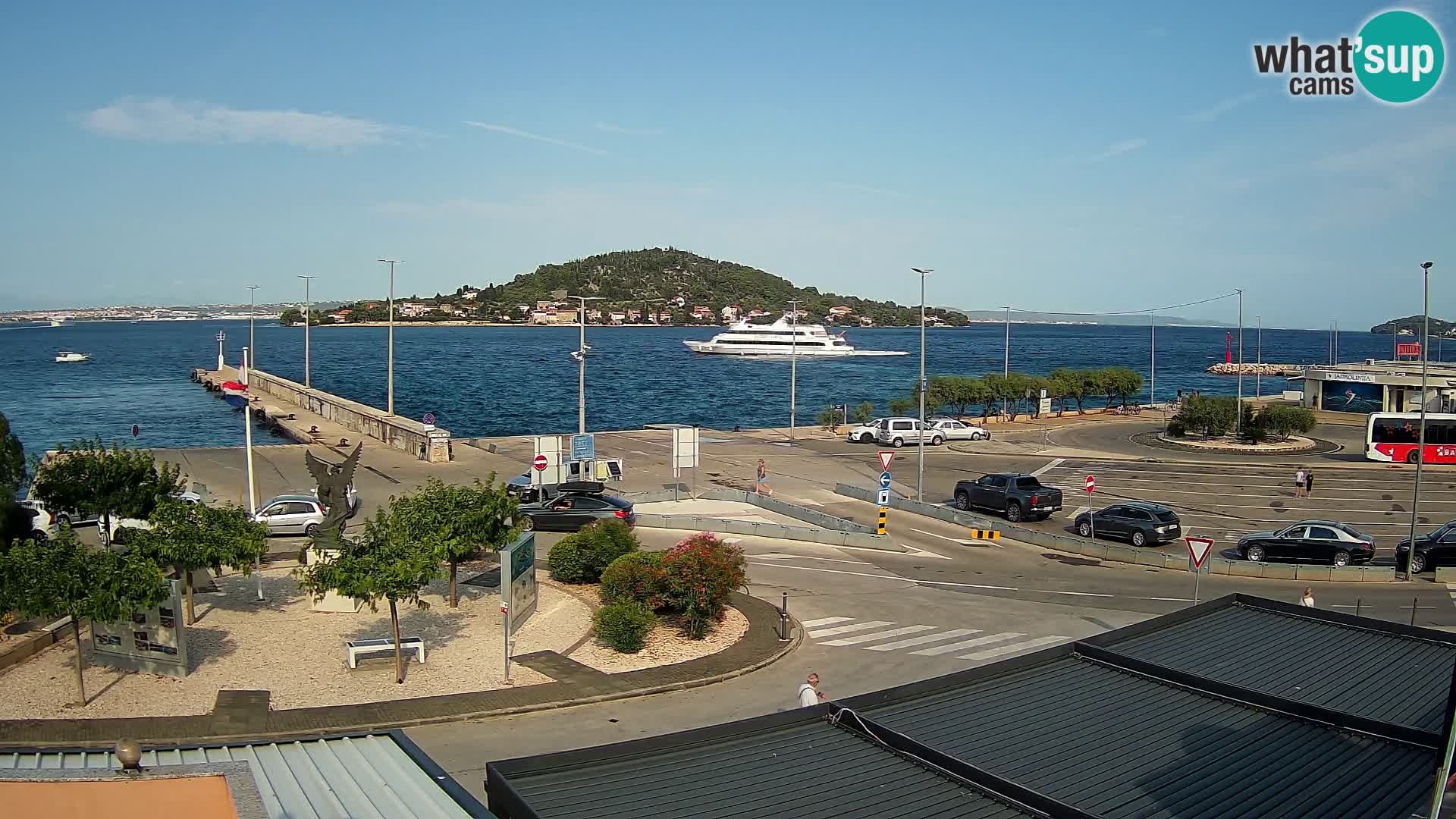 Webcam Ugljan – Preko Ferry to Zadar