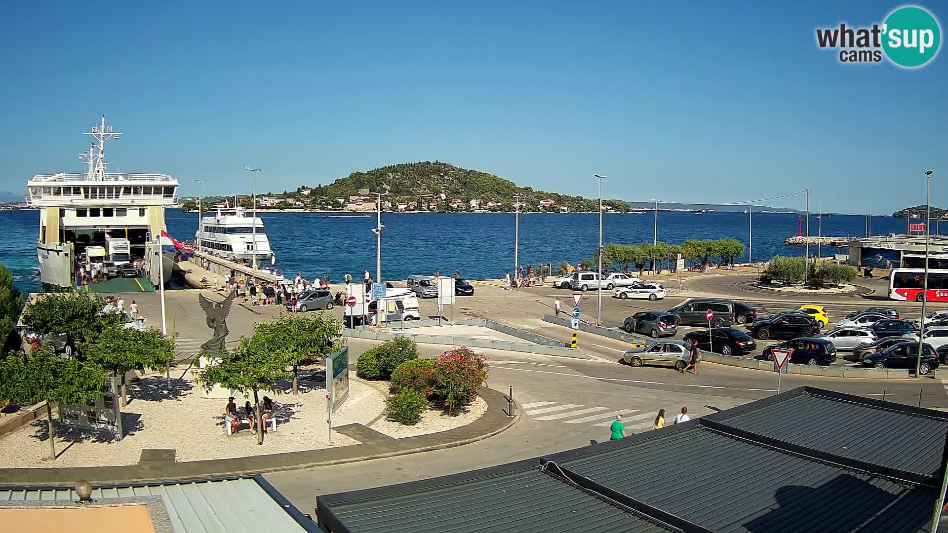 Webcam Ugljan – Preko Ferry to Zadar