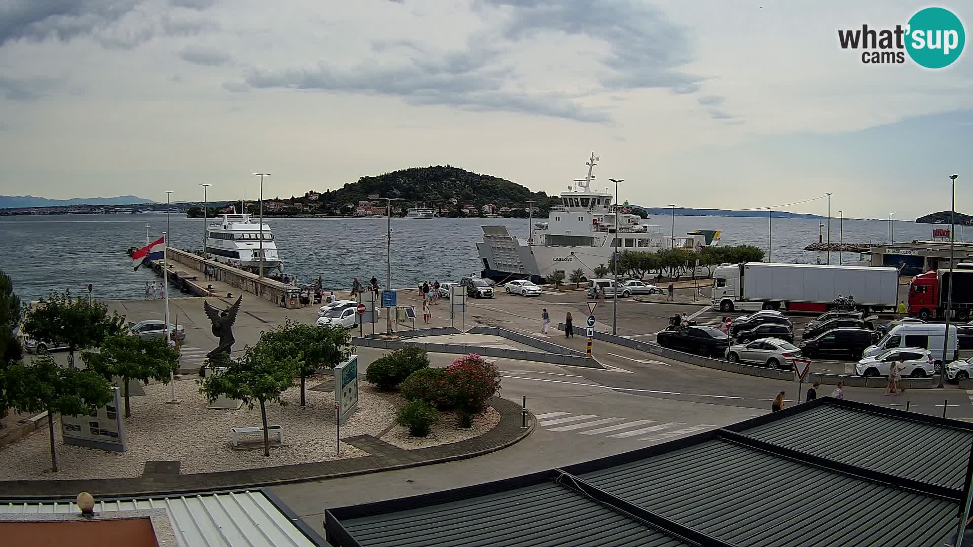 Webcam Ugljan – Preko Ferry to Zadar