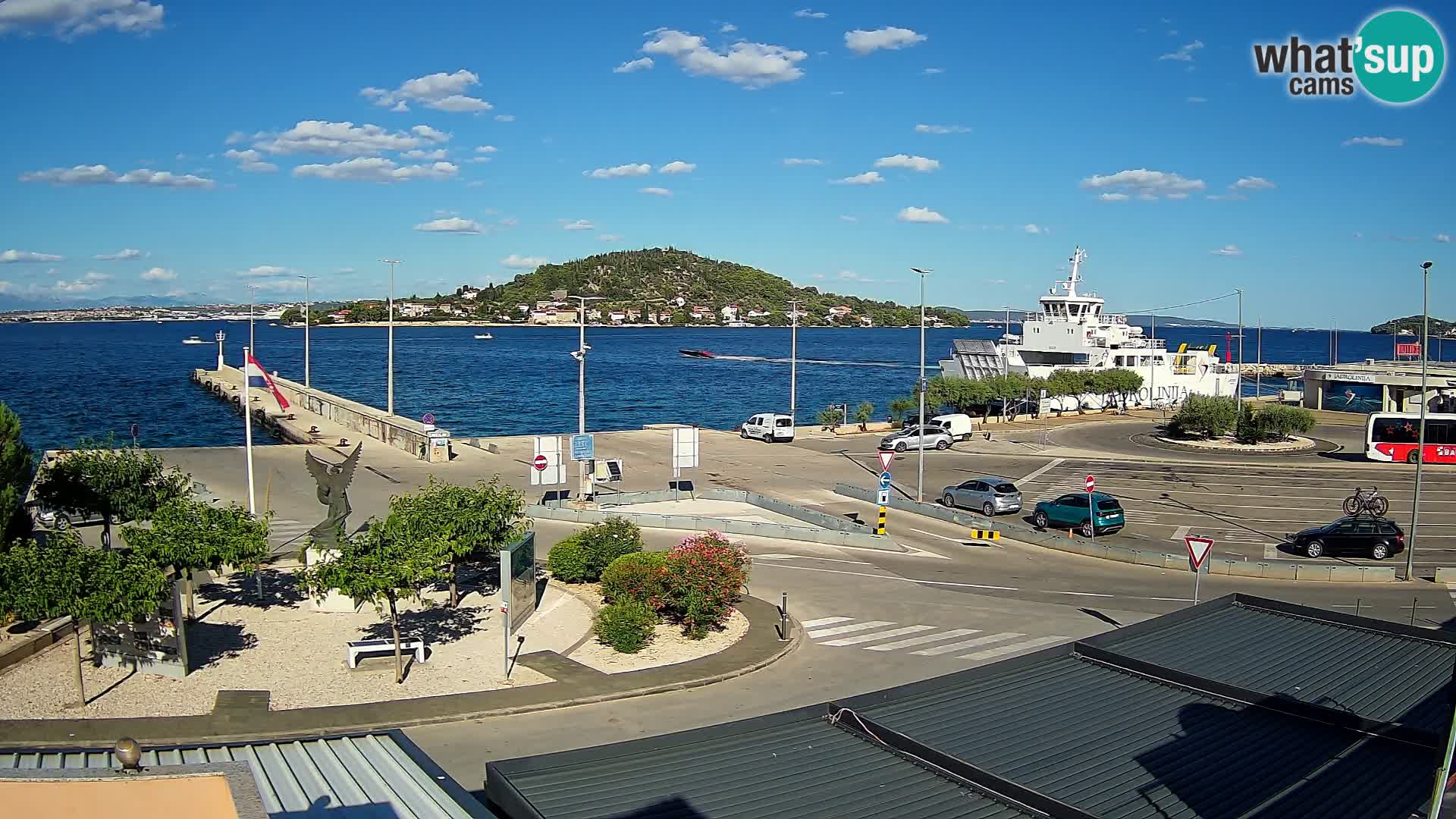 Webcam Ugljan – Preko Ferry to Zadar