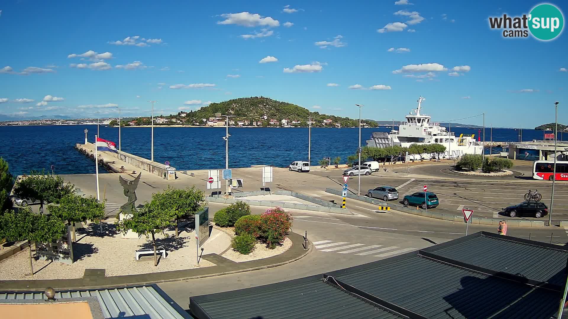 Webcam Ugljan – Preko Ferry to Zadar