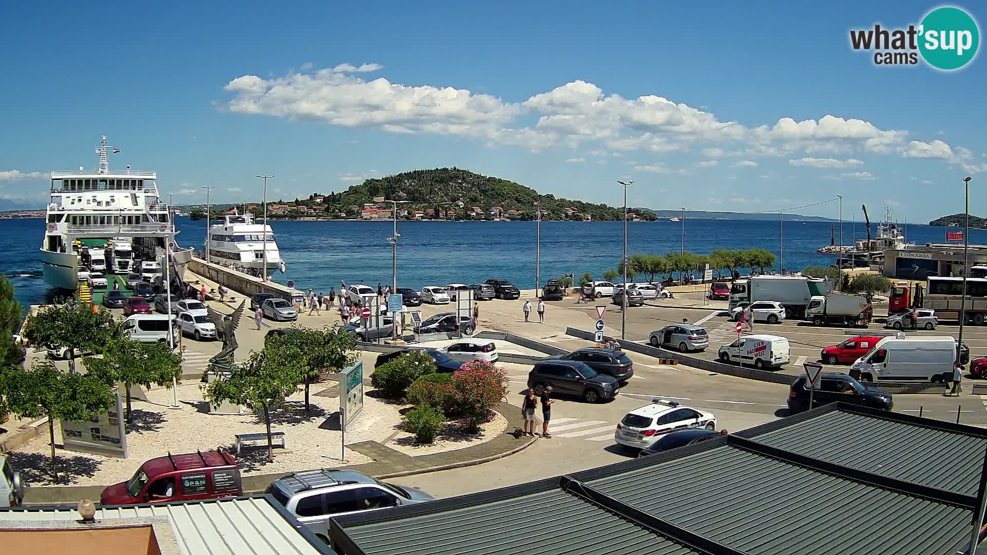 Webcam Ugljan – Preko Ferry to Zadar