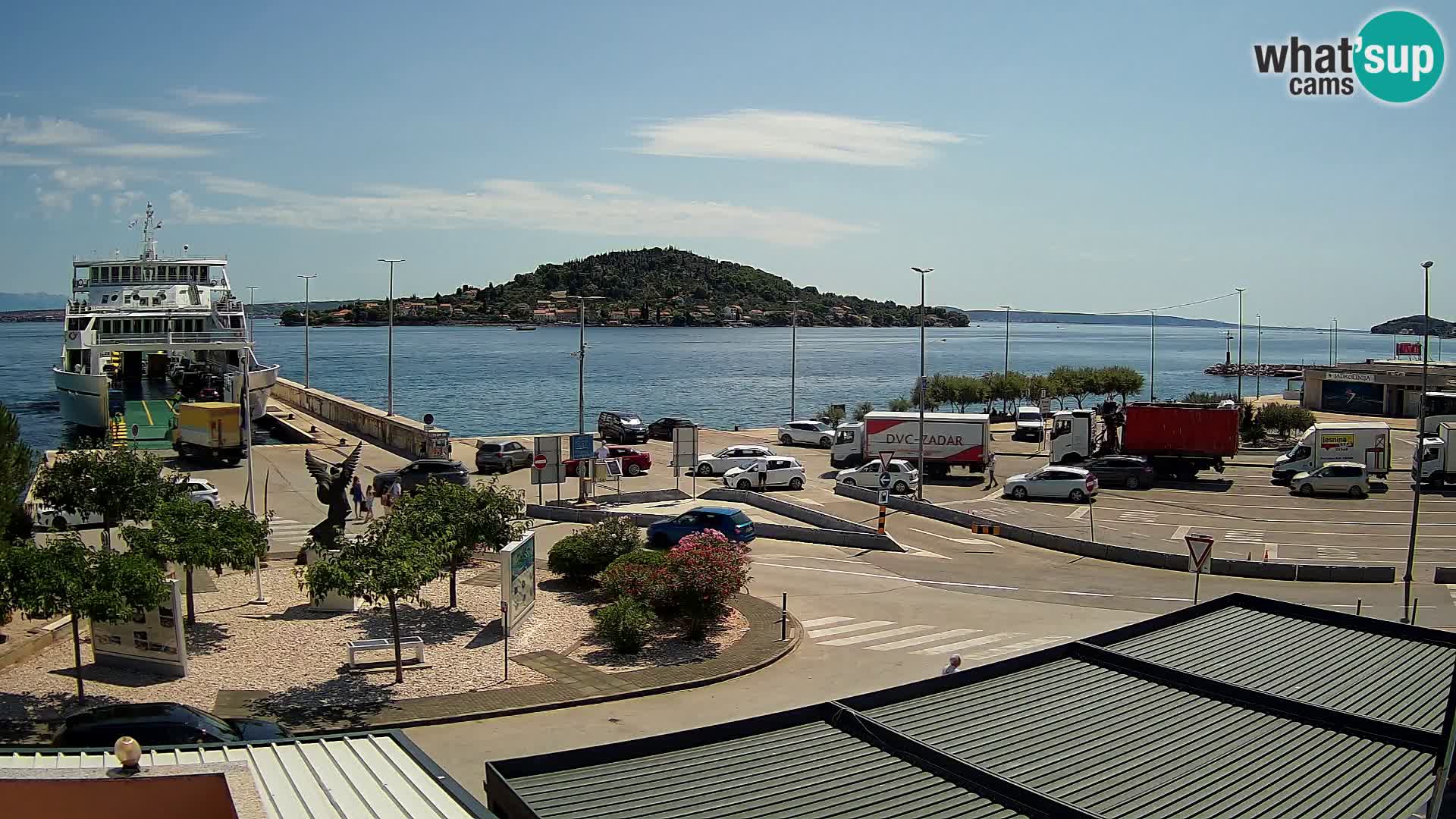 Webcam Ugliano – terminal traghetto da Preko a Zara