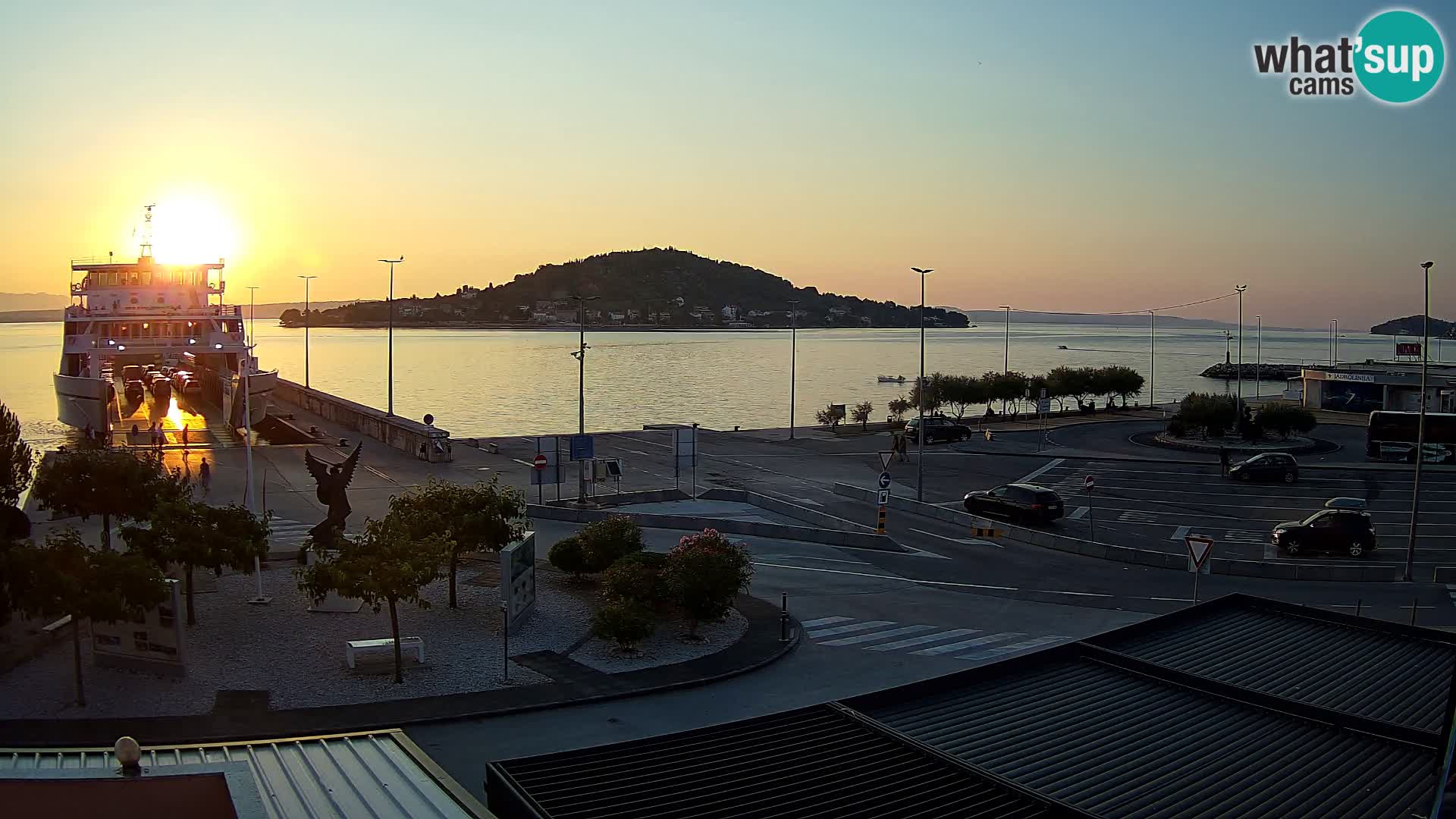 Webcam Ugliano – terminal traghetto da Preko a Zara