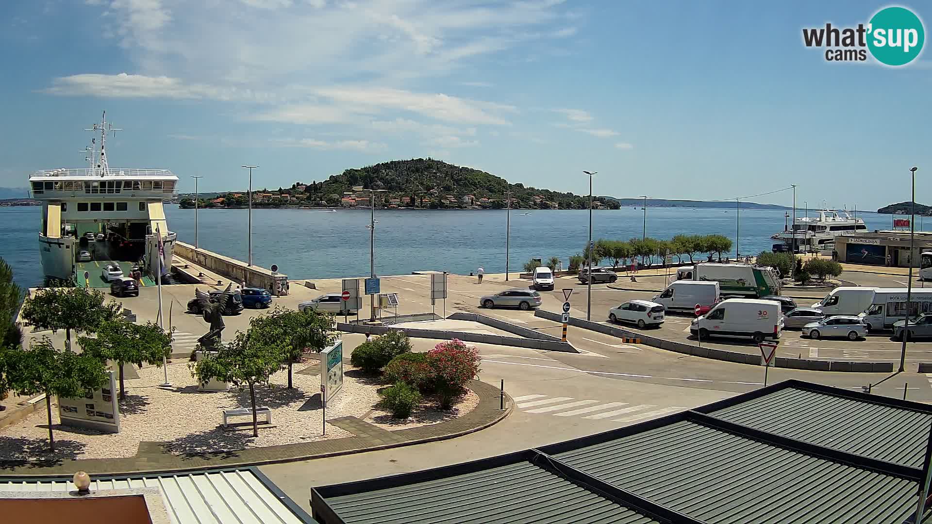 Webcam Ugliano – terminal traghetto da Preko a Zara