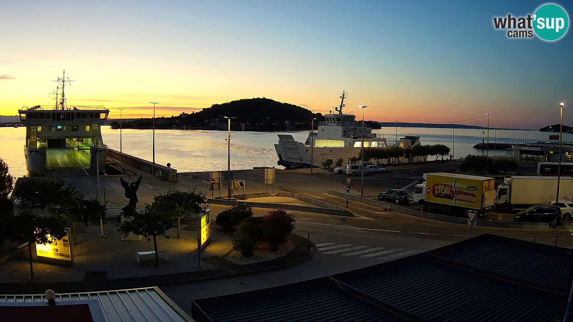 Webcam Ugljan – Preko Ferry to Zadar