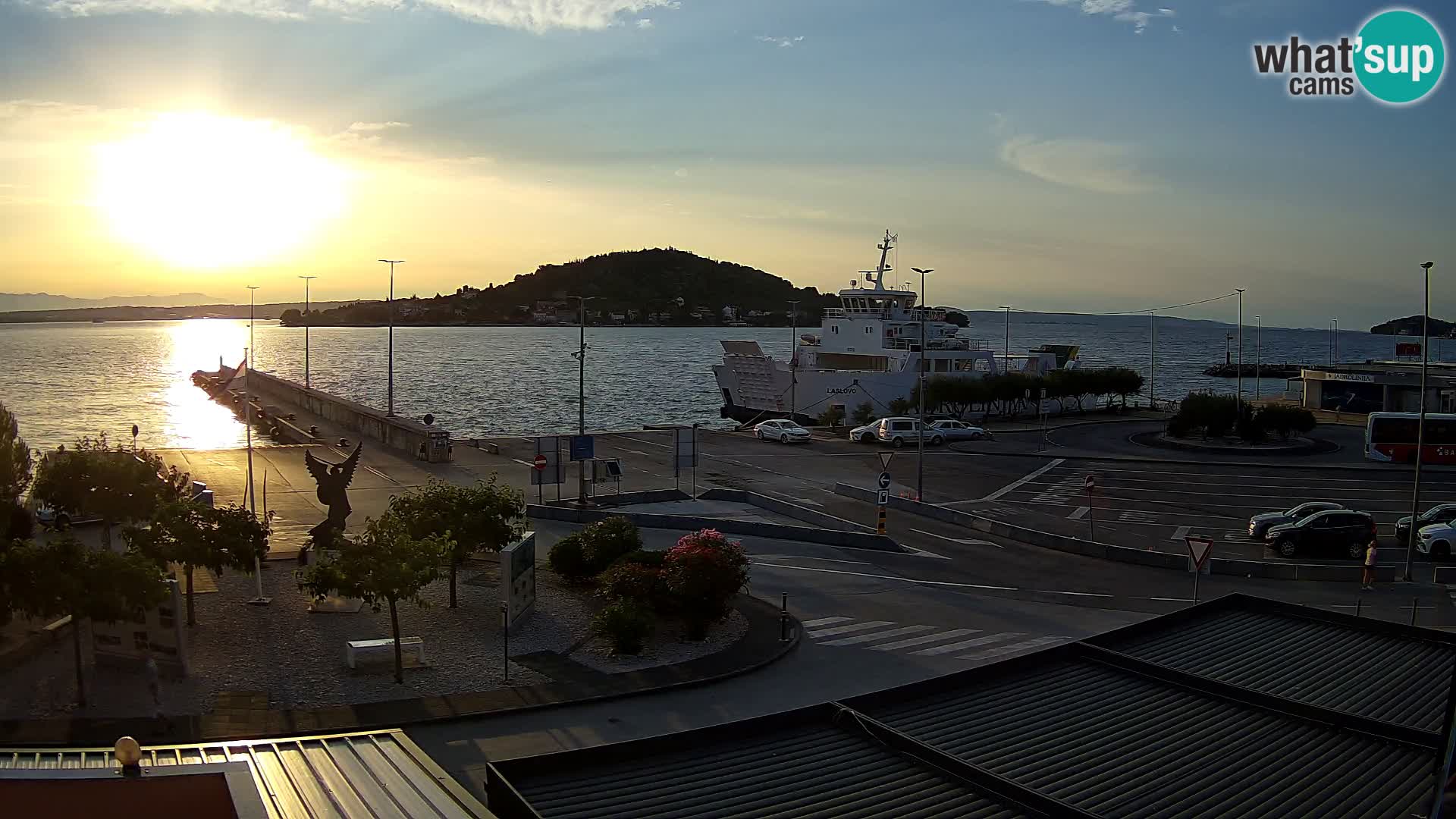 Webcam Ugljan – Preko Ferry to Zadar