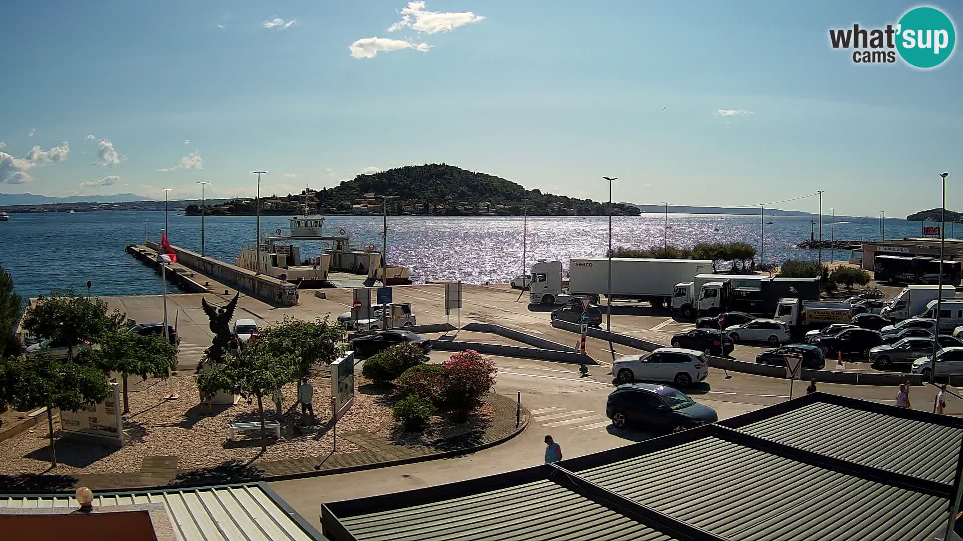Webcam Ugljan – Preko Ferry to Zadar