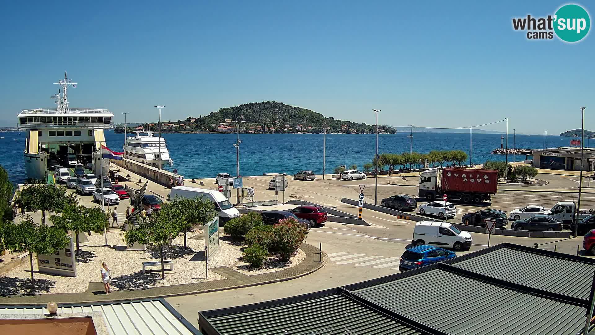 Webcam Ugliano – terminal traghetto da Preko a Zara