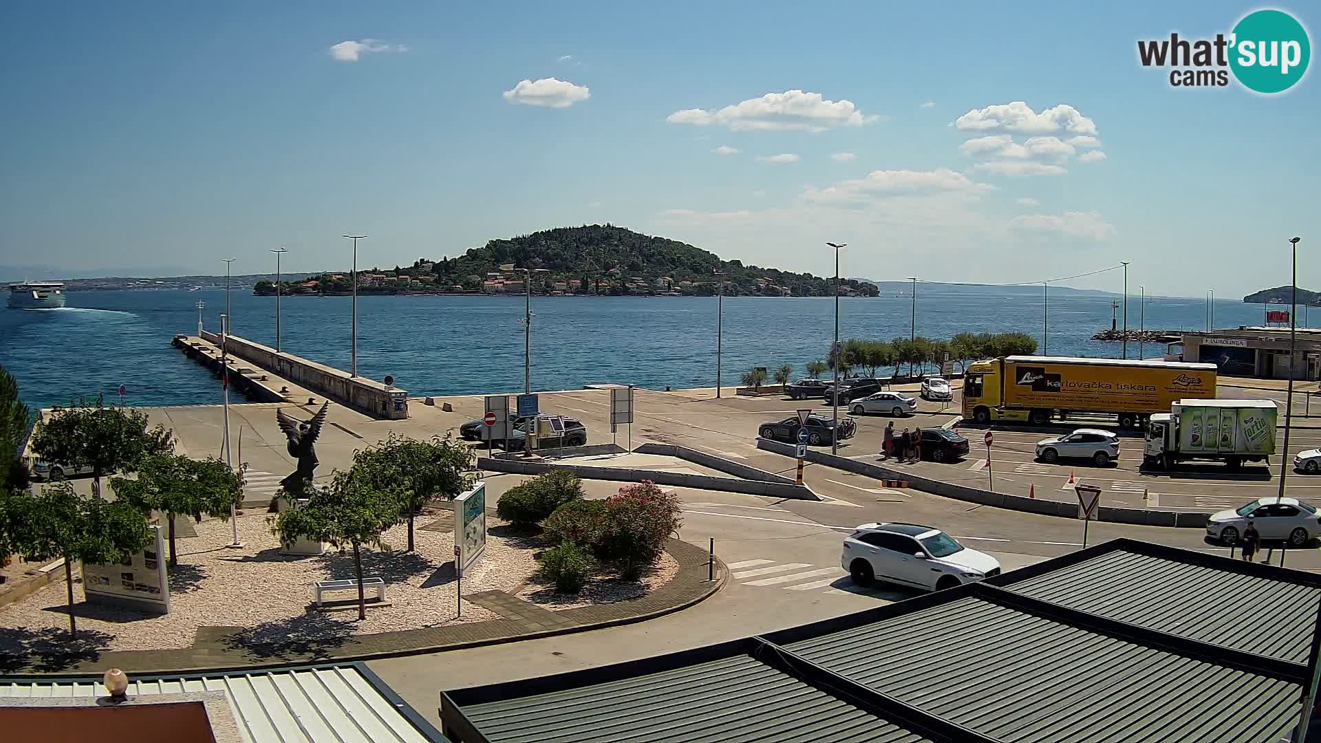 Webcam Ugljan – Preko Ferry to Zadar