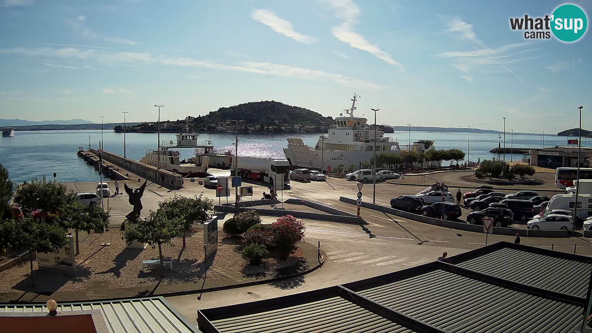 Webcam Ugljan – Preko Ferry to Zadar
