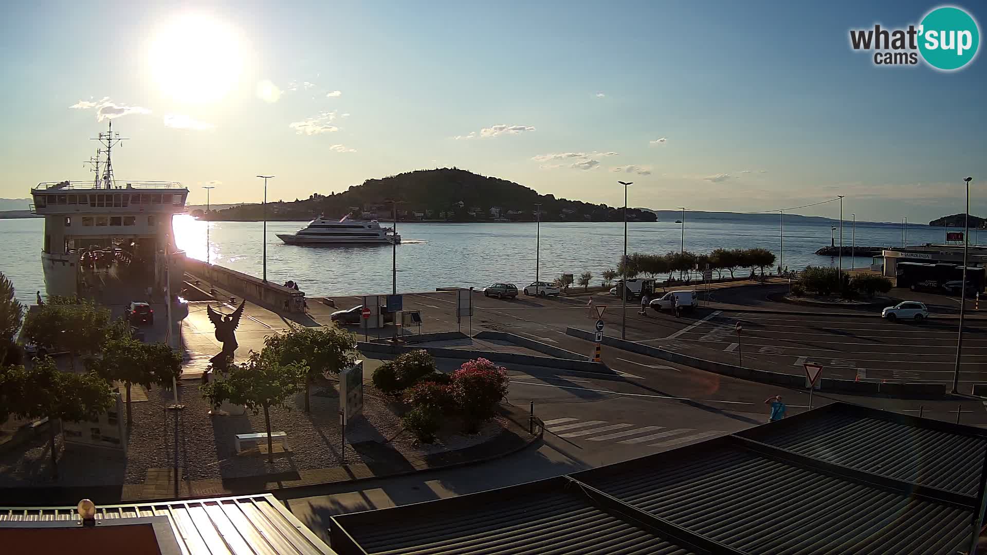 Webcam Ugljan – Preko Ferry to Zadar