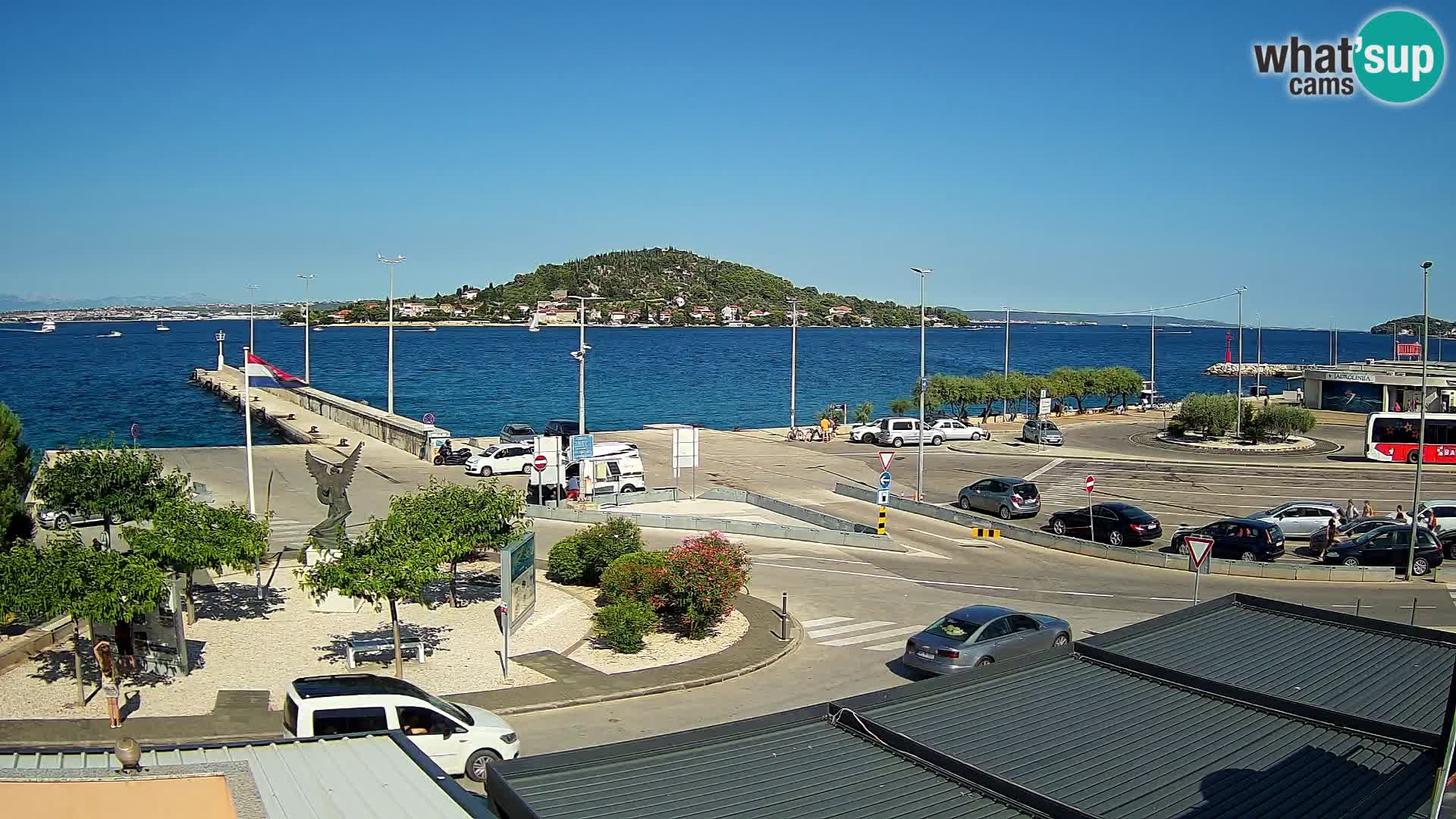Web kamera Ugljan – Preko trajekt za Zadar
