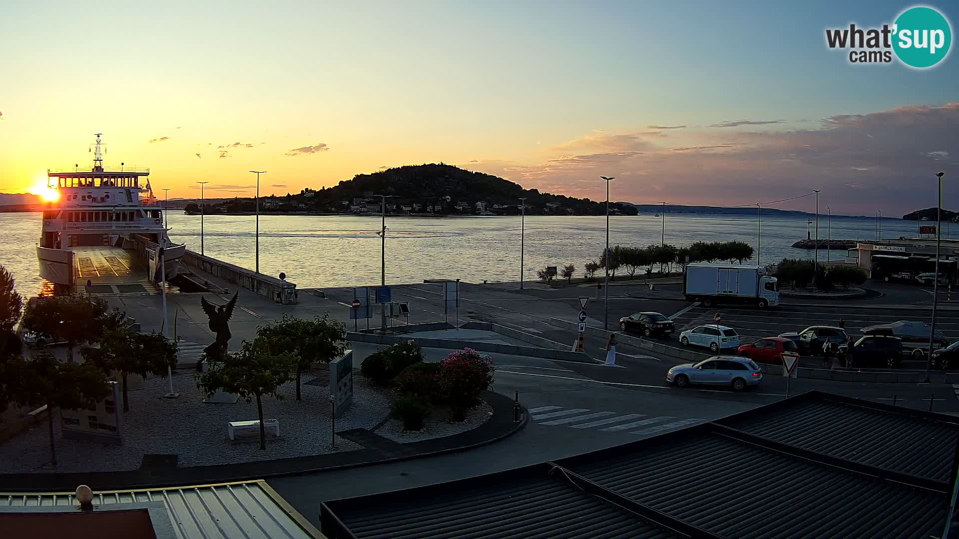 Webcam Ugliano – terminal traghetto da Preko a Zara