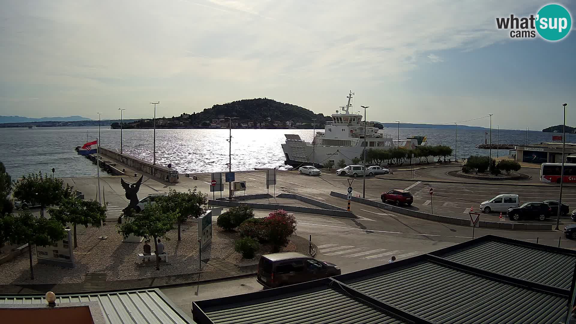 Webcam Ugliano – terminal traghetto da Preko a Zara