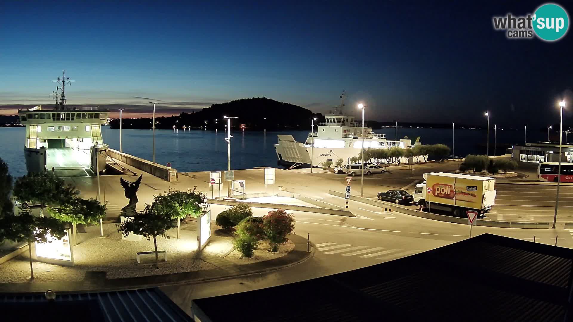 Web cam UGLJAN – Ferry de Preko à Zadar