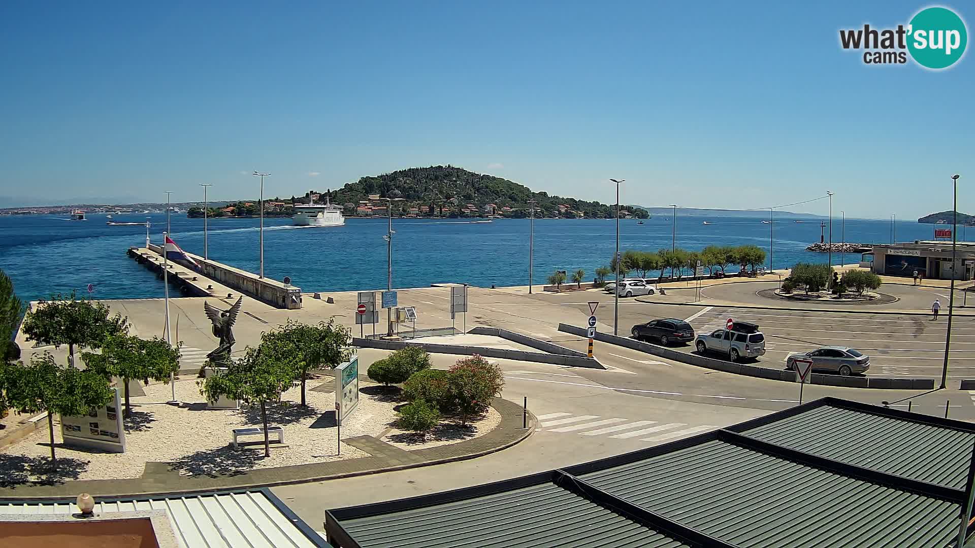 Webcam Ugljan – Preko Ferry to Zadar
