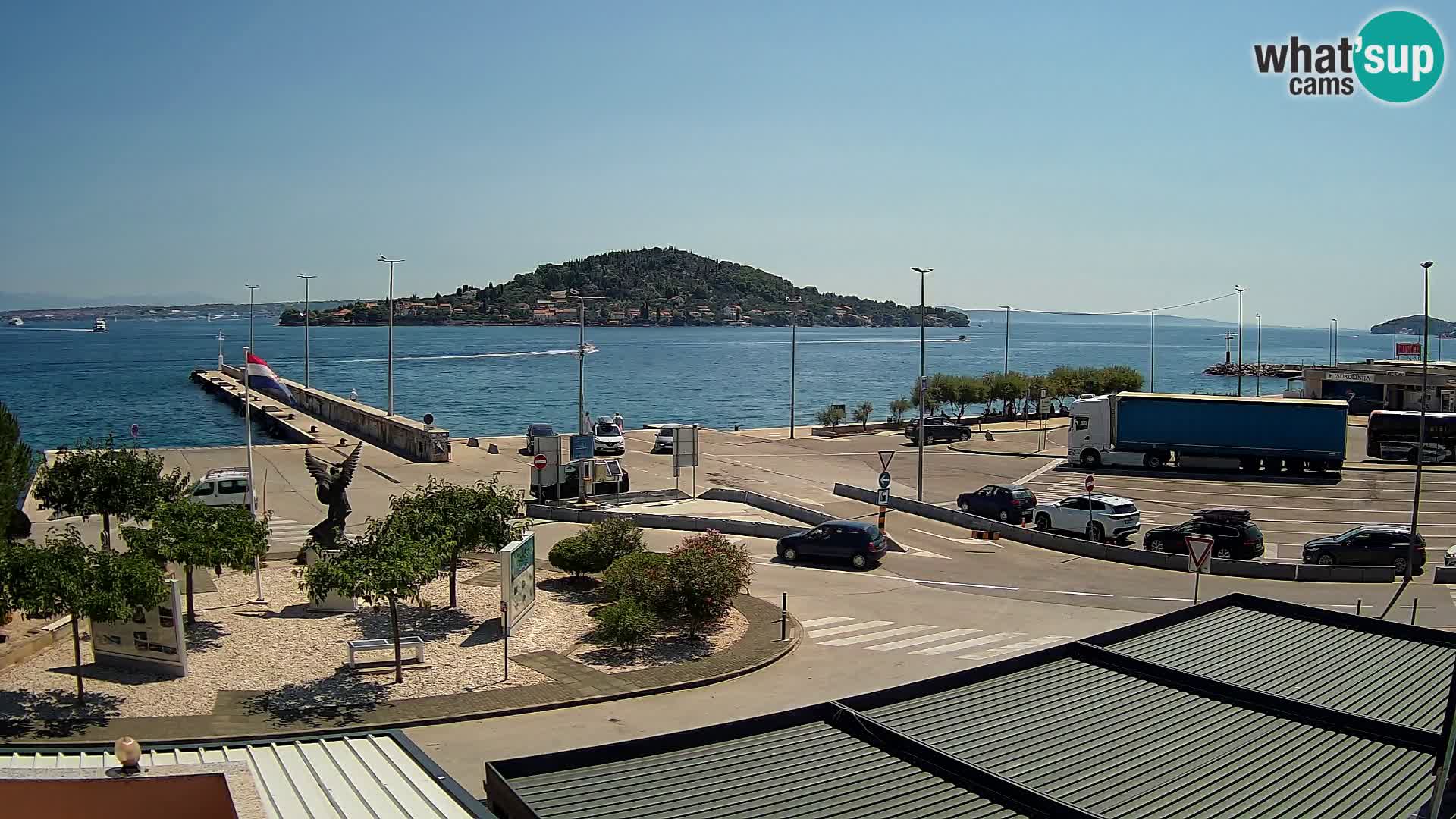 Webcam Ugljan – Preko Ferry to Zadar