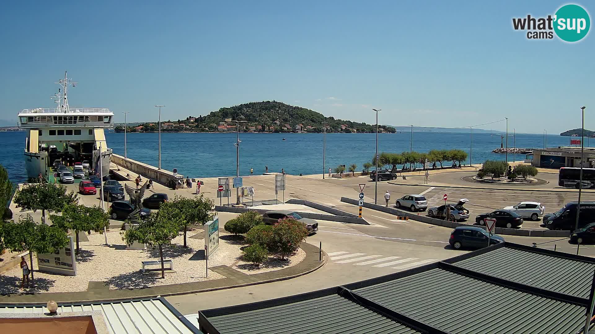Webcam Ugljan – Preko Ferry to Zadar