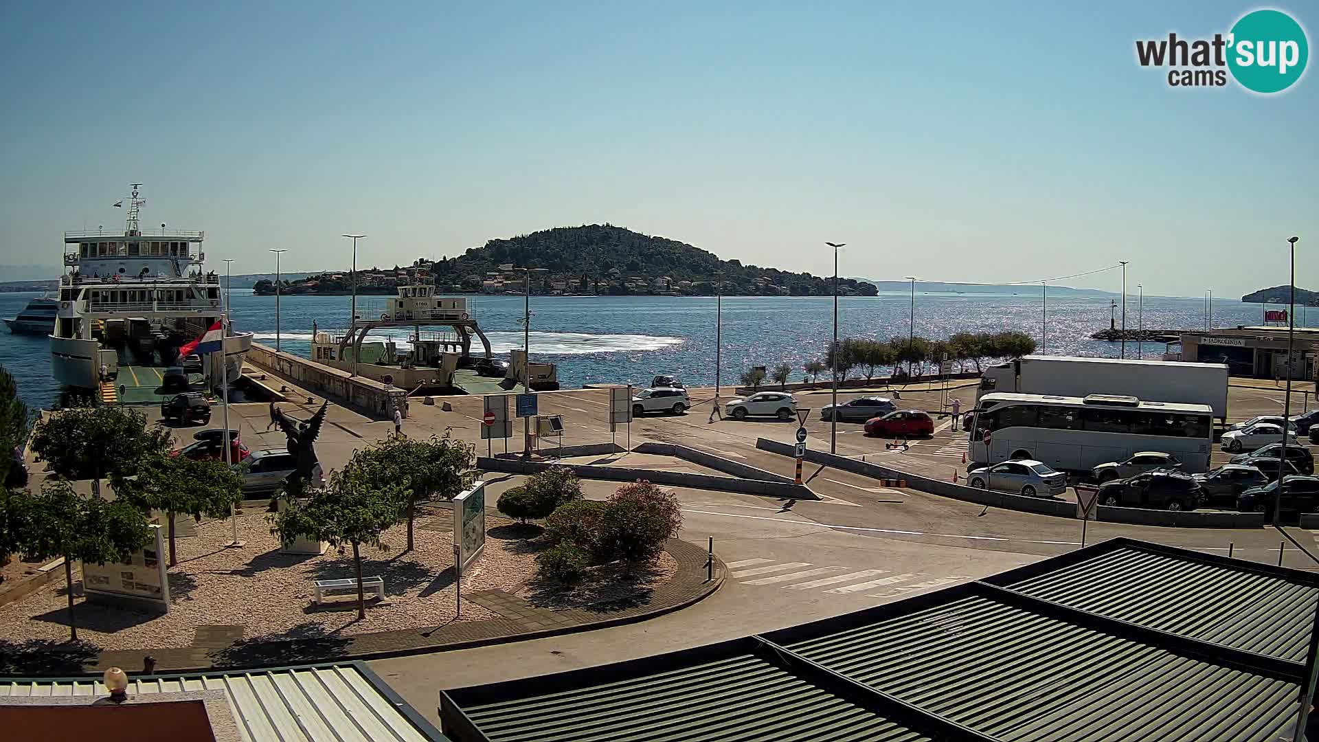 Webcam Ugljan – Preko Ferry to Zadar