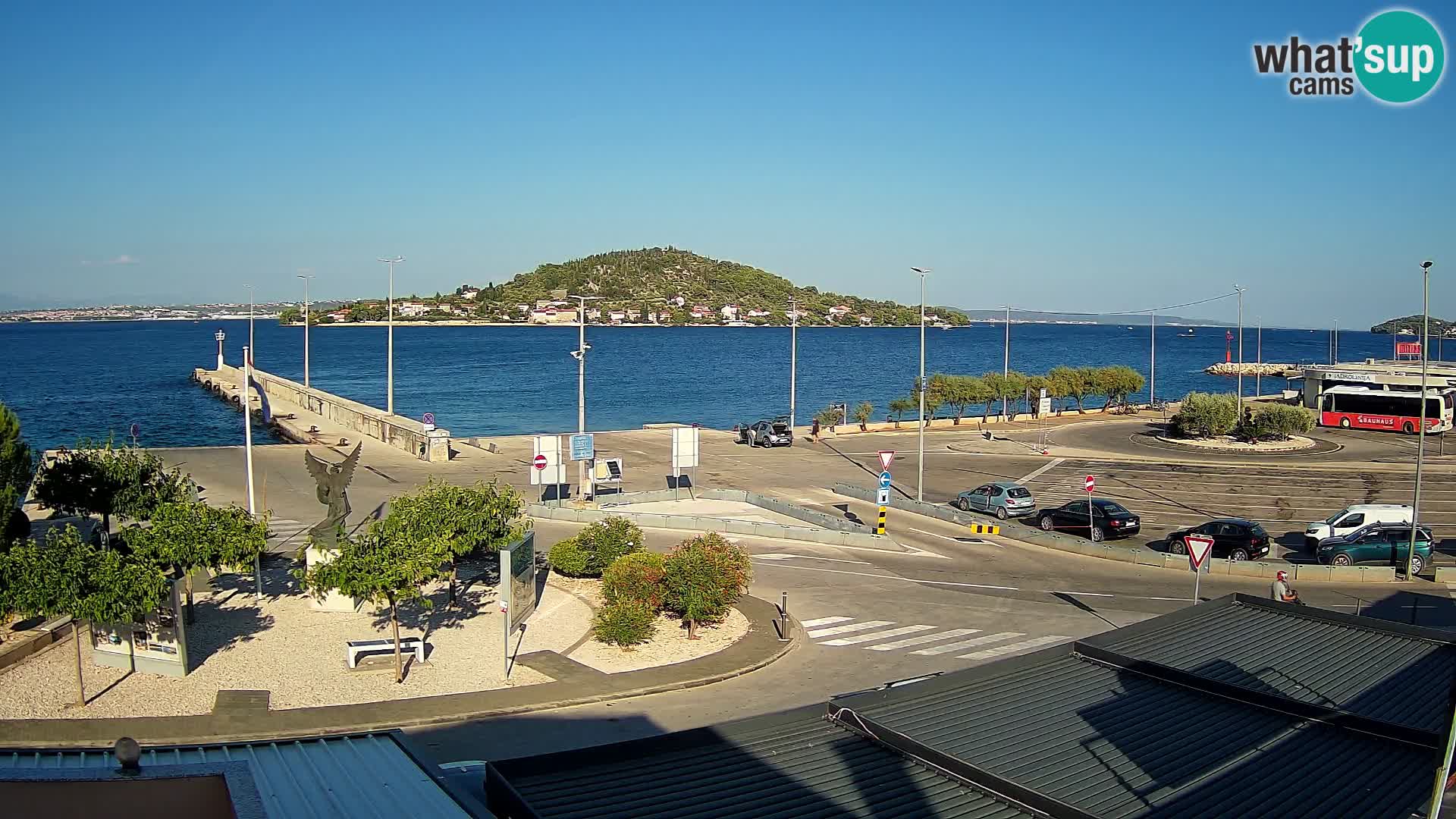 Webcam Ugljan – Preko Ferry to Zadar