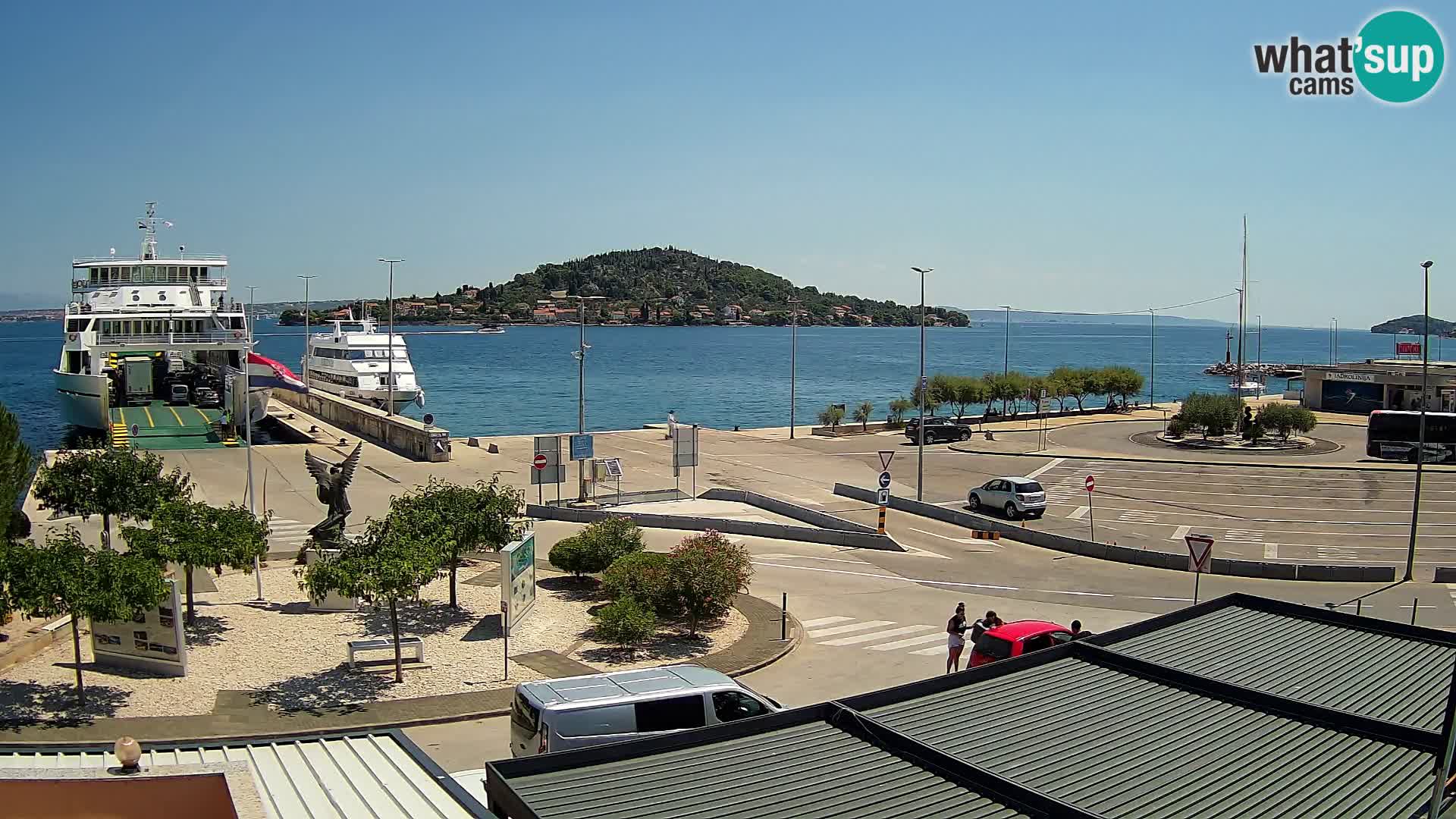 Webcam Ugljan – Preko Ferry to Zadar