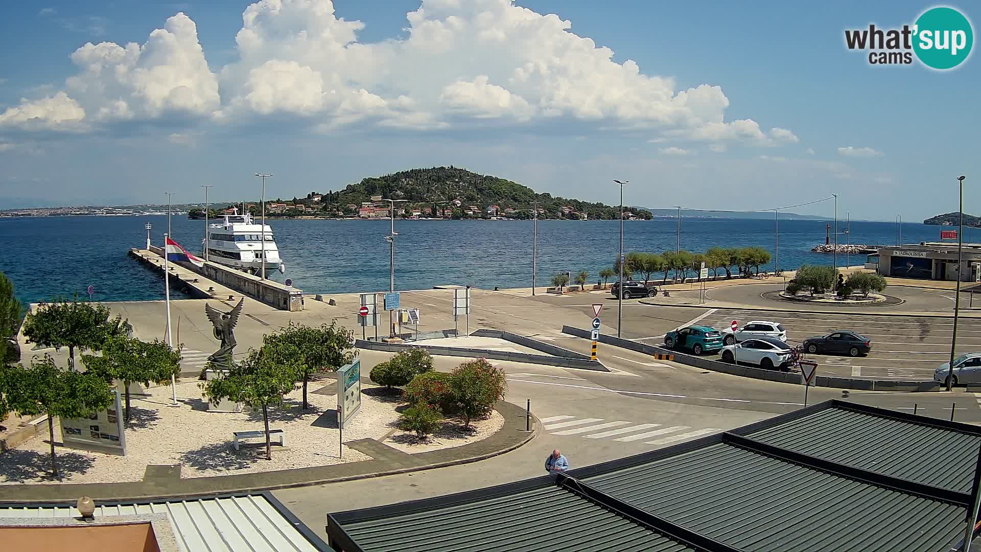 Webcam Ugljan – Preko Ferry to Zadar