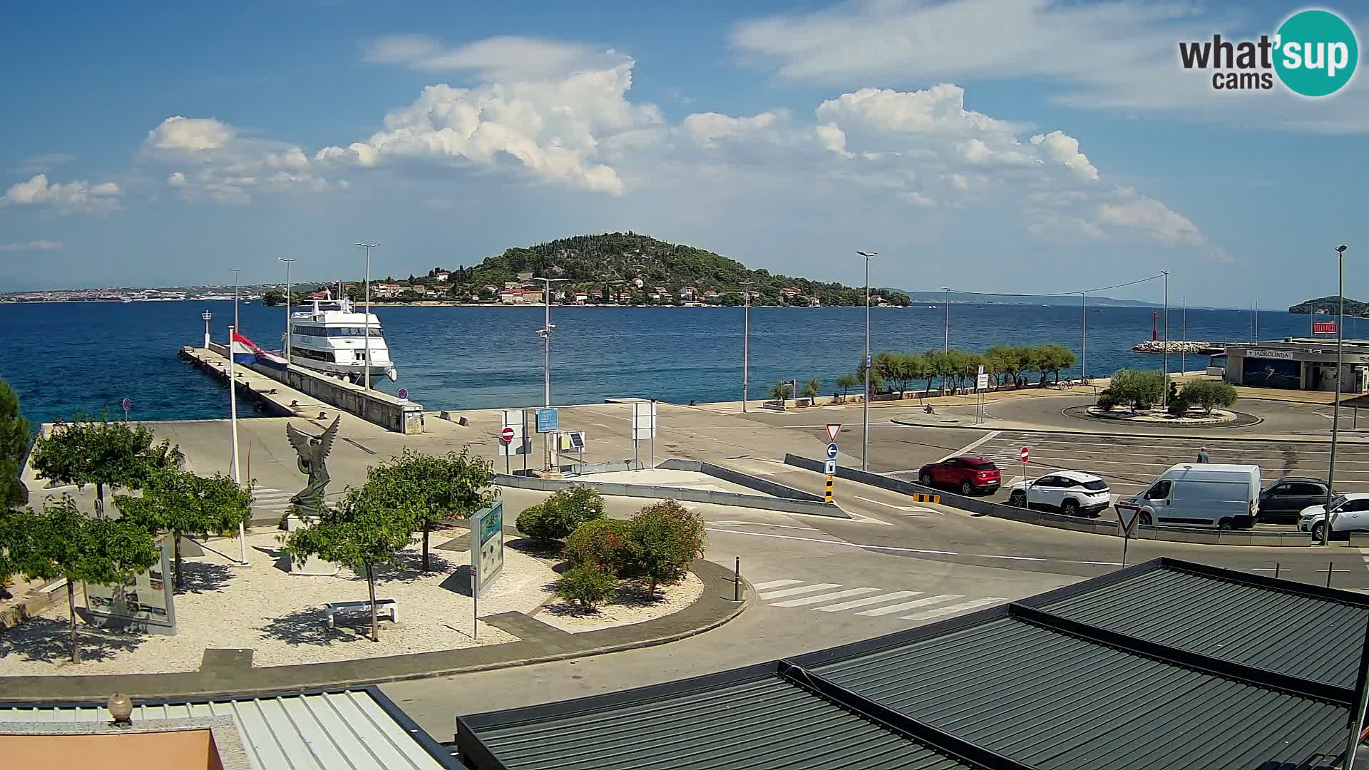 Webcam Ugljan – Preko Ferry to Zadar